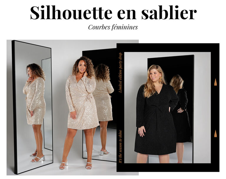 Silhouette en sablier Silhouette en sablier